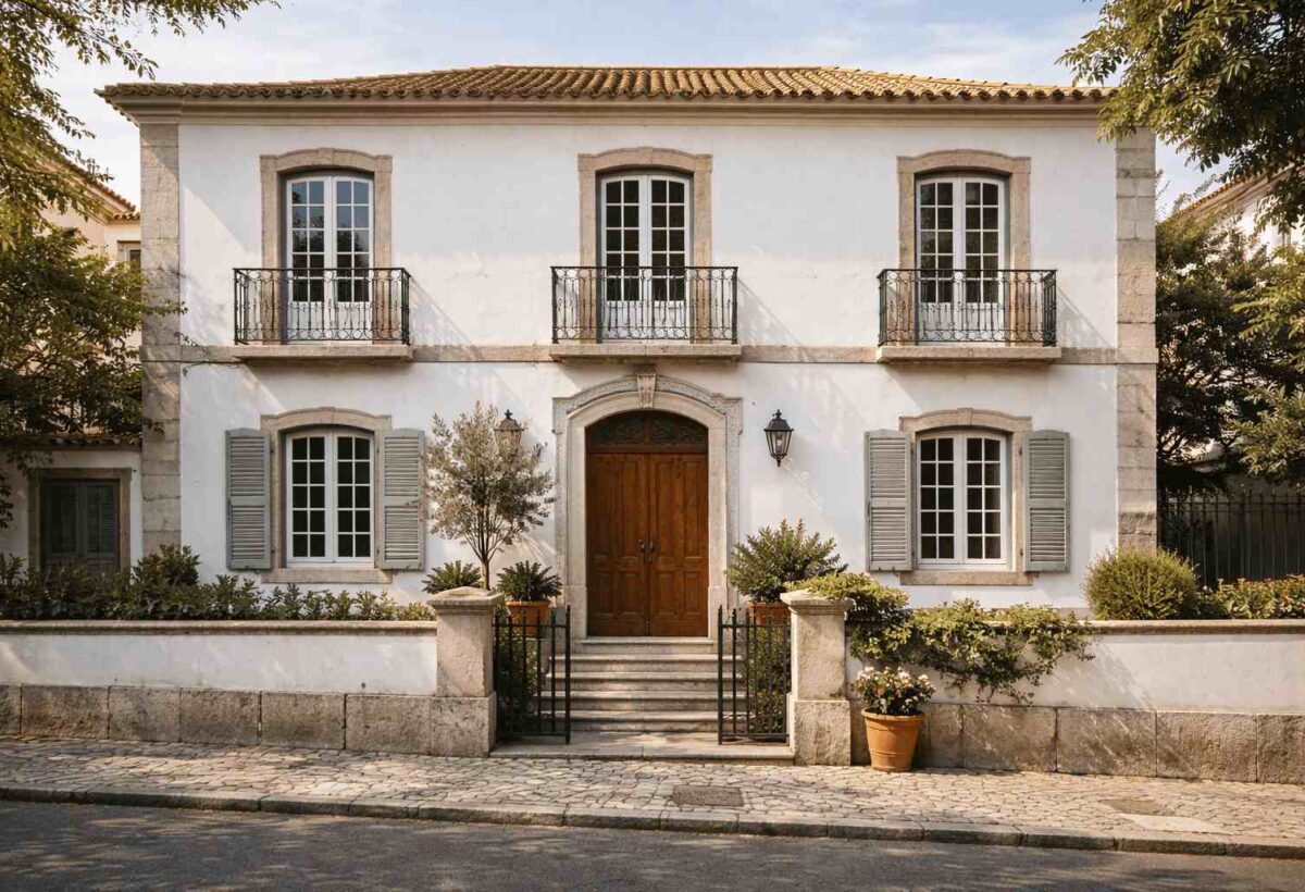 Arquitetura Residencial Portuguesa desta linda casa