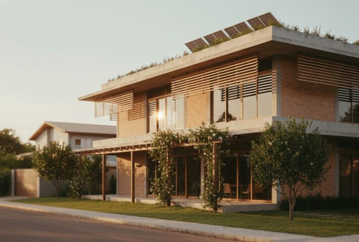 Arquitetura Sustentável Exemplos desta casa sustentável