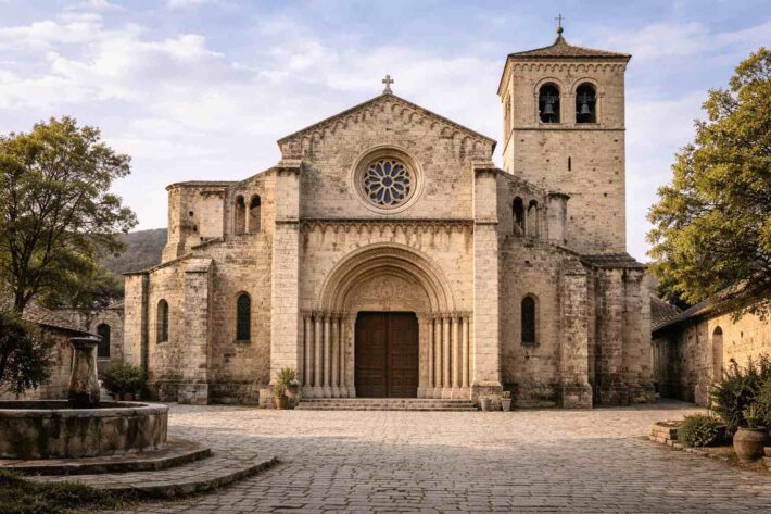 Estilos de Arquitetura Medieval de Uma Igreja