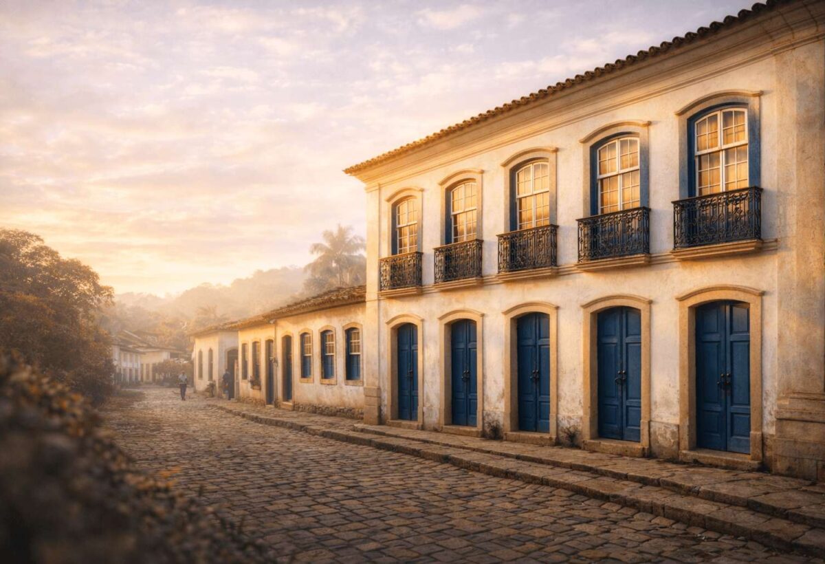 Tipos de Arquitetura Residencial desta belíssima casa brasileira com um lindo pôr do sol.
