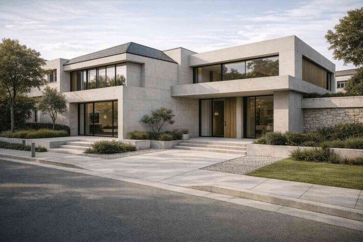 arquitetura minimalista residencial bonita