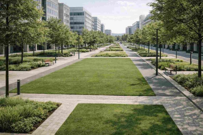 paisagismo urbano deste jardim