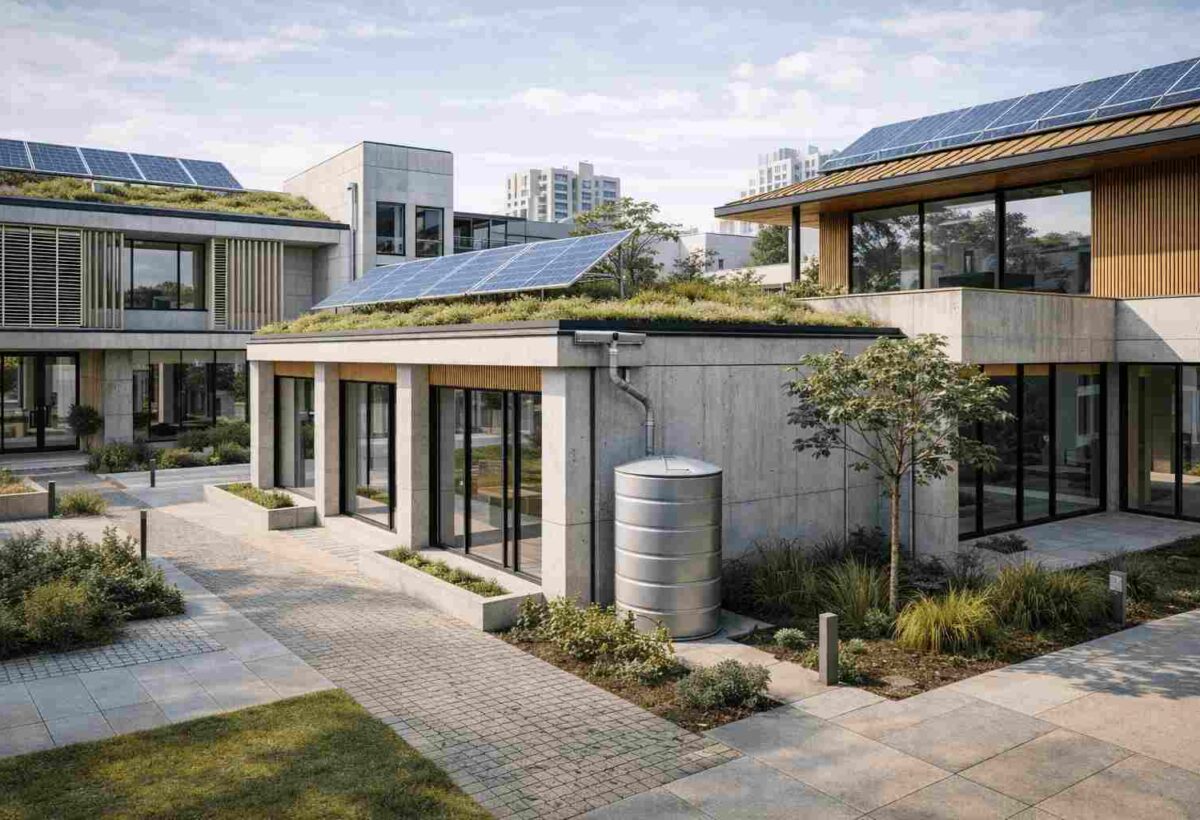 Tendências sustentáveis na arquitetura desta casa contemporânea