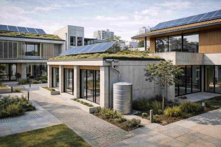 Tendências sustentáveis na arquitetura desta casa contemporânea